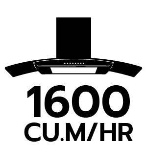 เตาฝังแก๊ส 2 หัว ฐานกระจกนิรภัย EVE HB78-2BBTA/BG 78 ซม. สีดำ