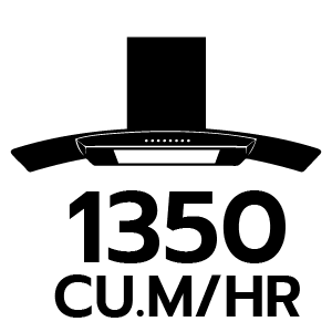 เครื่องดูดควัน KASHIWA รุ่น PSD-309H สีดำ