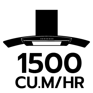 เครื่องดูดควันติดผนัง EVE HC-LOFTBOX-60 ขนาด 60 ซม. สีดำ