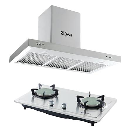 เตาฝัง+เครื่องดูดควัน DYNA HOME DF1022S+DH0690