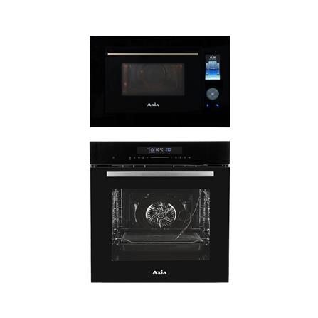ไมโครเวฟฝัง+เตาอบฝัง AXIA INT 23 TFT MWO+INT 72 TC