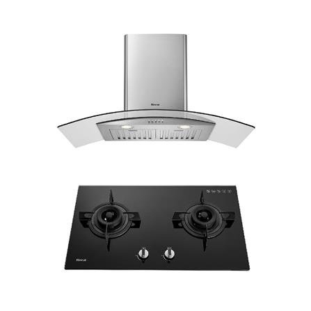 เตาฝัง+เครื่องดูดควัน RINNAI RB27HG+RHC2459-SSW
