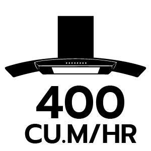 เครื่องดูดควันแบบมาตรฐานEVE HF-BK102AT-60 ขนาด 60 ซม. สีดำ