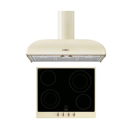 เตาฝัง+เครื่องดูดควัน SMEG P864PO+KS89POE