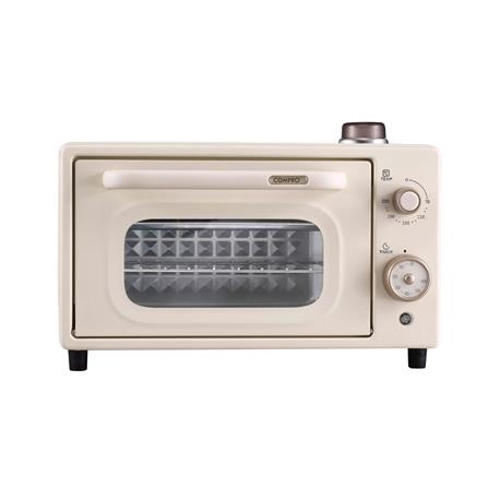 เตาอบเล็กแมนนวล COMPRO CP-V60 12 ลิตร สีครีม