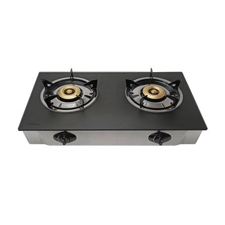 เตาแก๊สตั้งโต๊ะ 2 หัวแก๊ส LINEA GML2G TOPGLASS