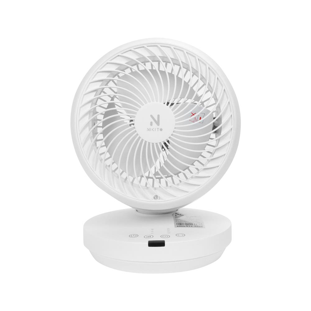 พัดลมตั้งโต๊ะ 6 นิ้ว NIKITO SYF-DQ216R สีขาว
