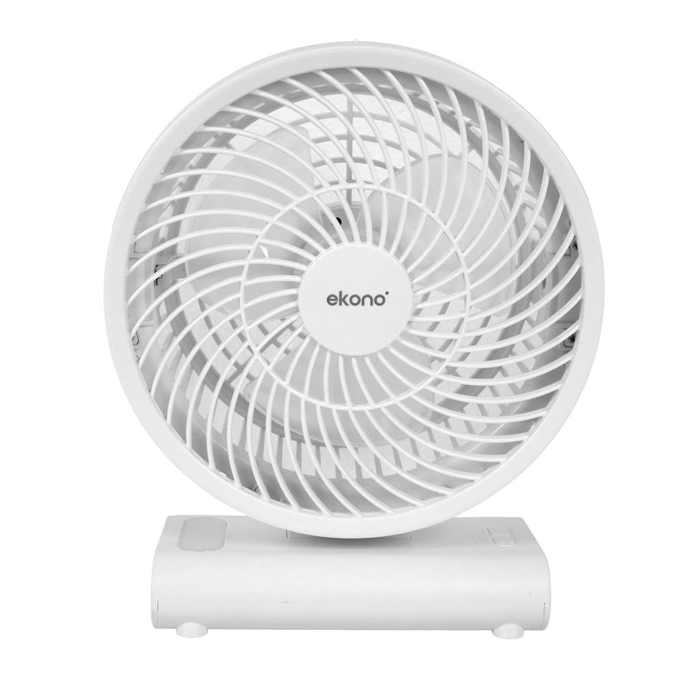 พัดลมพกพา 8 นิ้ว EKONO EK-PTB01 สีขาว