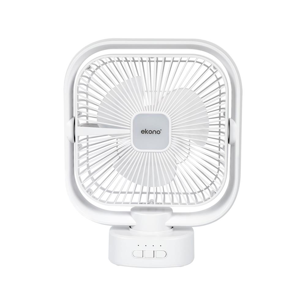 พัดลมพกพา 8 นิ้ว EKONO EK-PTB05 สีขาว