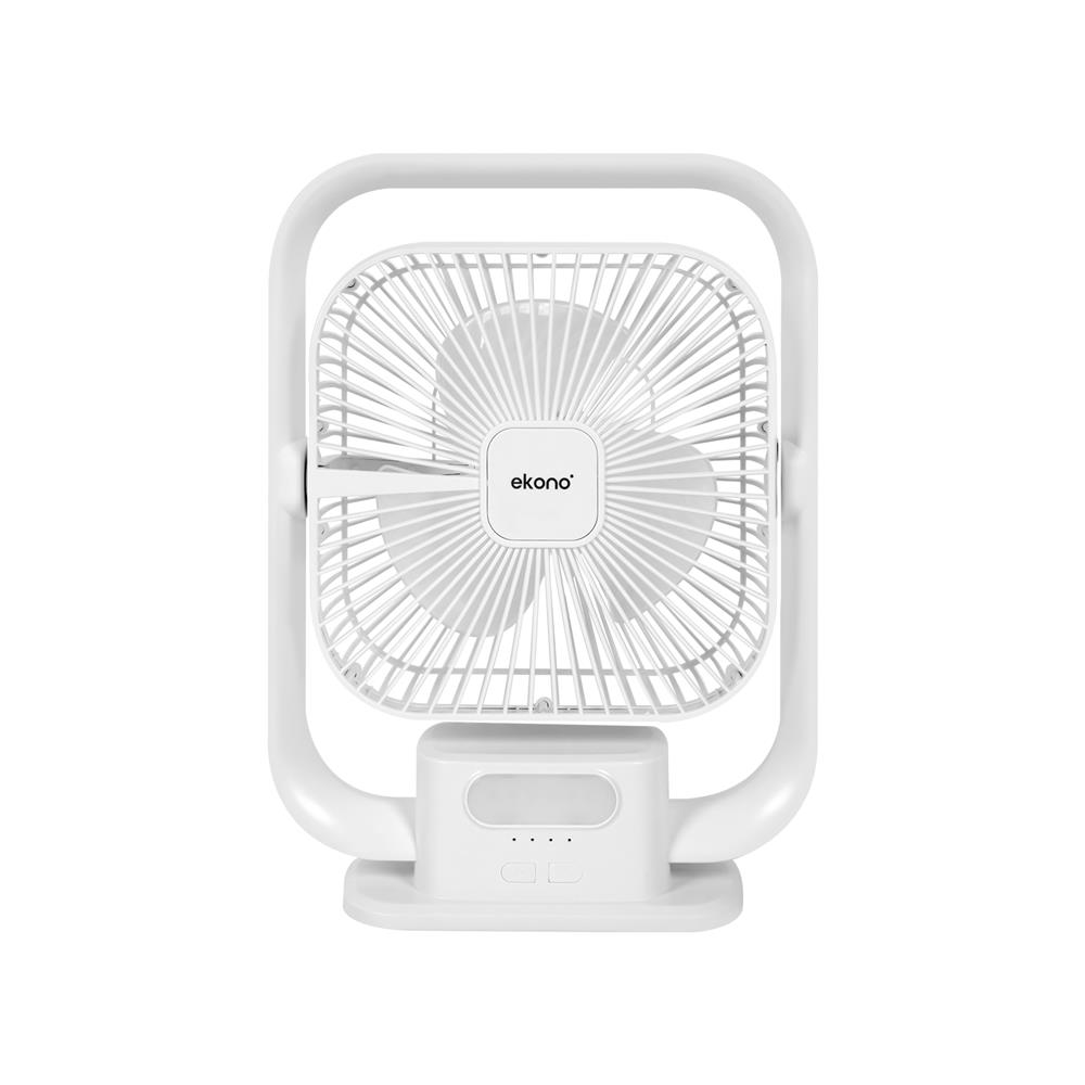 พัดลมพกพา 8 นิ้ว EKONO EK-PTB02 สีขาว