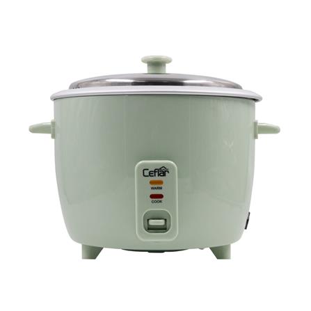 หม้อหุงข้าวธรรมดา CEFLAR CR-185 1.8 ลิตร สีเขียว