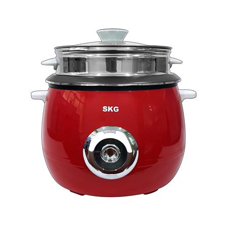หม้อหุงข้าวธรรมดา SKG SK-718 1.8 ลิตร สีแดง