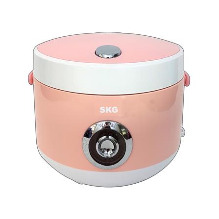 หม้อหุงข้าว MANUAL SKG SK-618 1.8 ลิตร สีขาว/ชมพู