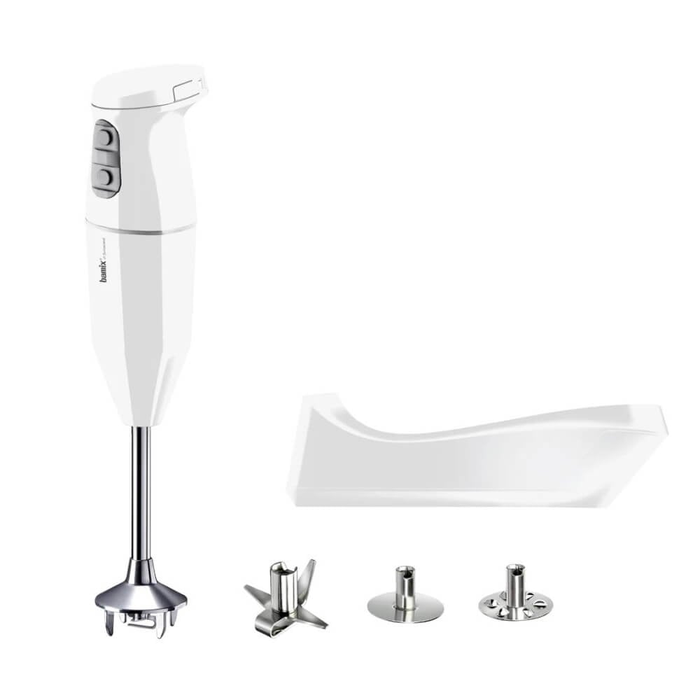 เครื่องปั่นอาหารแบบมือถือไร้สาย Bamix Switzerland Cordless PRO MA2934 สีขาว